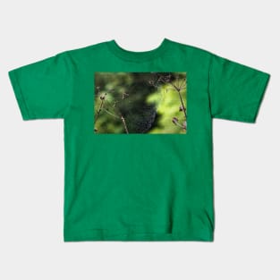 Spider's web with texture Kids T-Shirt